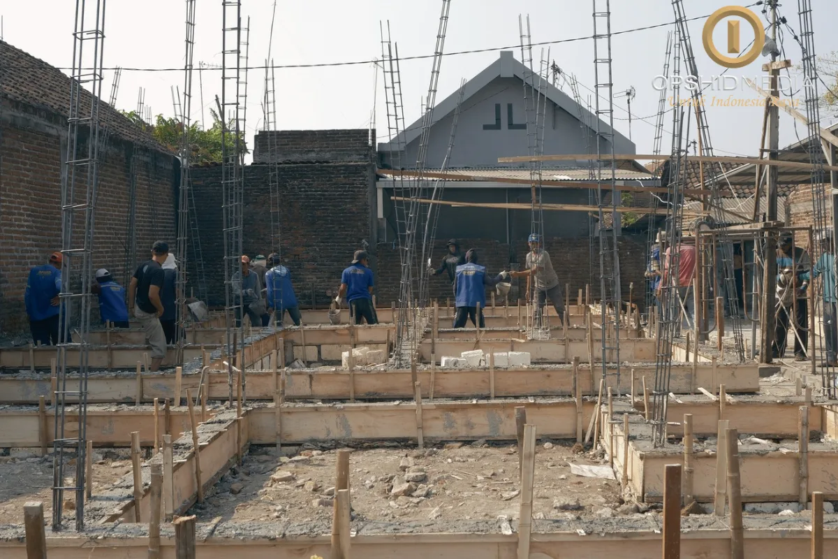 Persingkat Waktu, OPSHID Jombang Upgrade Metode Pembangunan Rumah Syukur