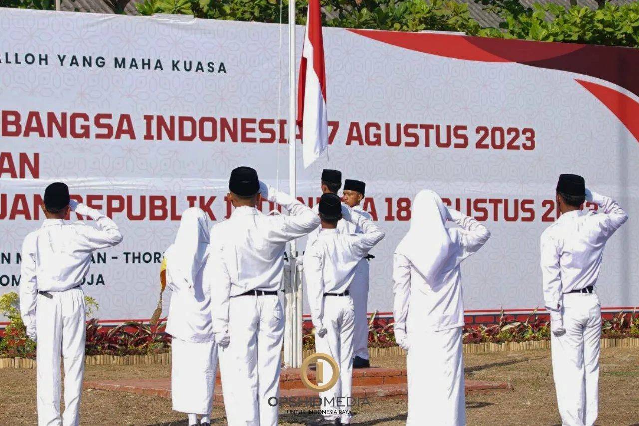 Dua Kali Upacara, begini cara Thoriqoh Shiddiqiyyah Mensyukuri Nikmat Kemerdekaan Bangsa Indonesia dan Berdirinya NKRI ke 78