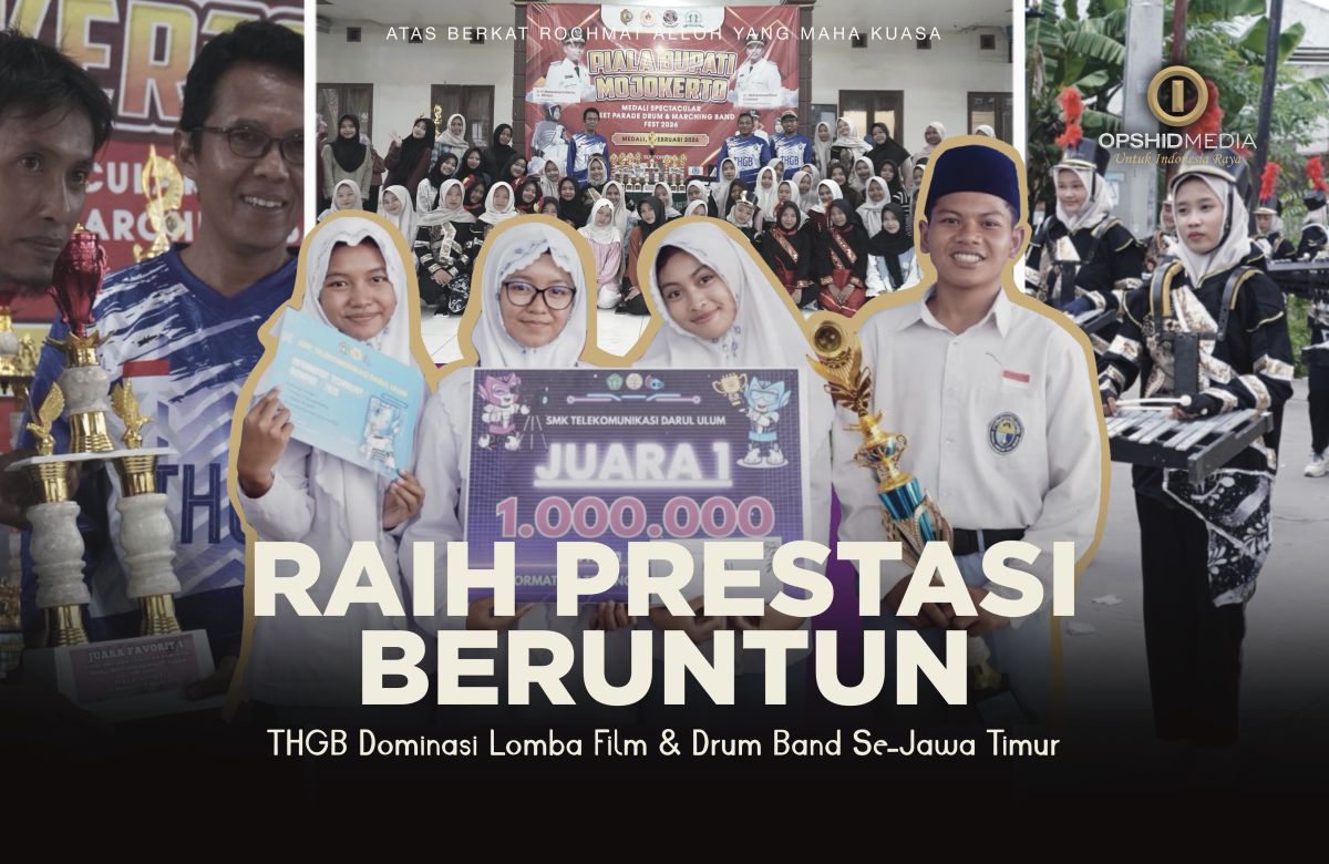 Raih Prestasi Beruntun, THGB Dominasi Lomba Film dan Drumband Se-Jawa Timur