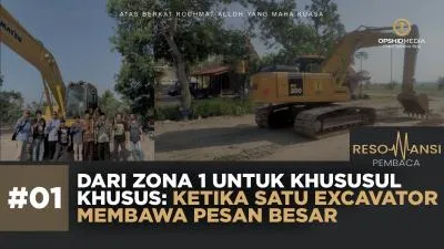 Dari Zona 1 untuk Khususul Khusus:  Ketika Satu Excavator Membawa Pesan Besar