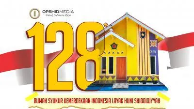 Menakjubkan! 128 Unit Rumah Syukur Dibangun Shiddiqiyyah Untuk Indonesia Raya