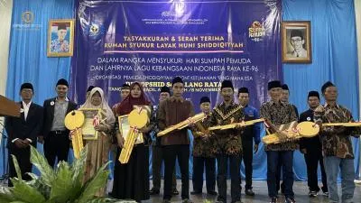OPSHID Malang Bangun 6 Unit Rumah Gratis Untuk Warga, Pemerintah Berikan Apresiasi