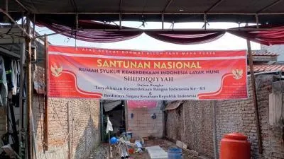 Sambut Kemerdekaan Indonesia, 2 Unit Rumah Syukur Dibangun di Semarang